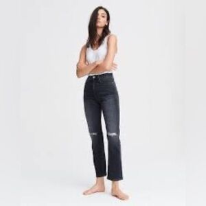 259- Rag and Bone EUC Black Jean Leggings, Size 26